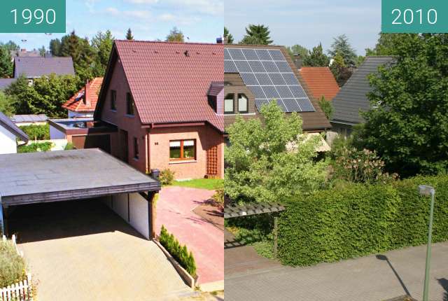 Vorher-Nachher-Bild von Haus in der Altenburger Straße zwischen 16.09.1990 und 05.06.2010