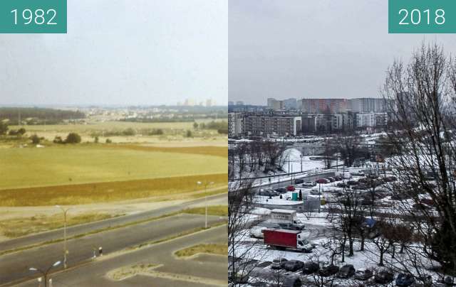 Vorher-Nachher-Bild von Osiedle Jana III Sobieskiego zwischen 1982 und 2018