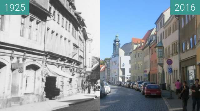 Image avant-après de Marktstraße entre 1925 et 16 août 2016