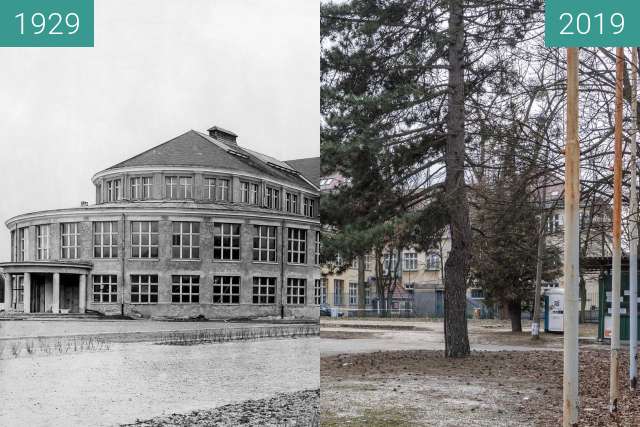 Vorher-Nachher-Bild von Ulica Śniadeckich zwischen 1929 und 07.03.2019