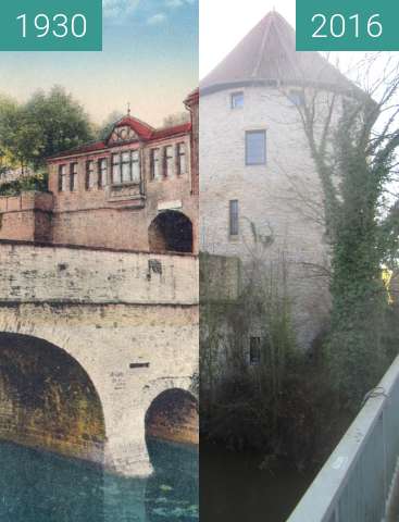 Before-and-after picture of Vitischanze between 1930 and 2016-Feb-07