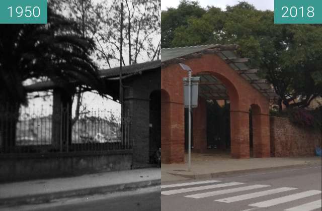 Before-and-after picture of Manufacturas Serra y Balet between 1950 and 2018-Nov-02