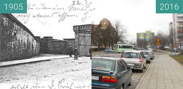 Image avant-après de Bahnhofsthor entre 1905 et 2016