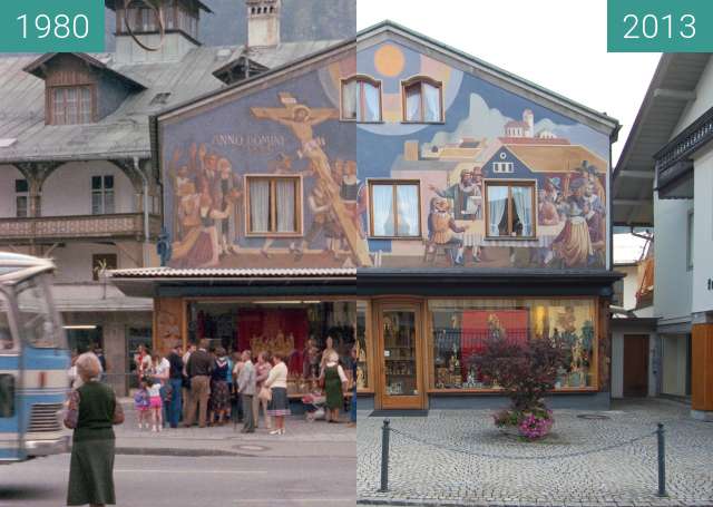 Image avant-après de Oberammergau entre 10 juil. 1980 et 31 août 2013