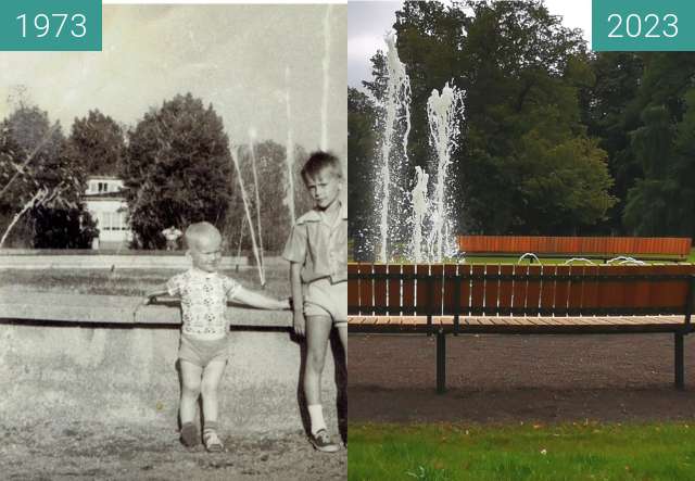 Before-and-after picture of Ilmenau 1973 between 1973 and 2023-Sep-24