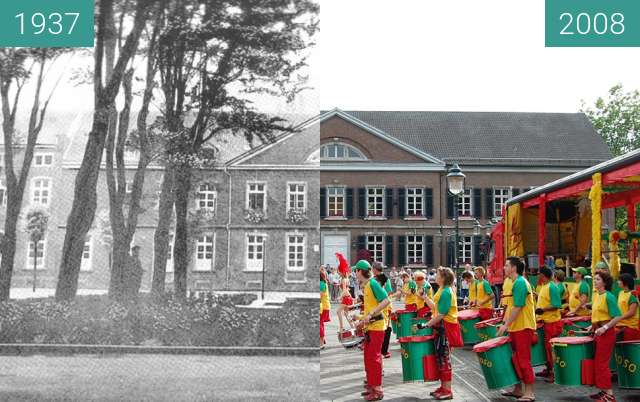 Image avant-après de Stolberg Rhld Kaiserplatz entre 1937 et 15 juin 2008