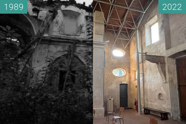 Vorher-Nachher-Bild von Interiors rebuilding in Pozzo d'Adda zwischen 1989 und 15.01.2022