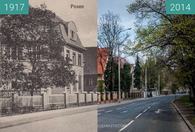 Vorher-Nachher-Bild von Aleja Niepodległości zwischen 1917 und 2014