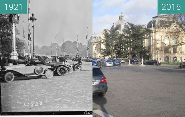 Image avant-après de Petit Palais entre 5 oct. 1921 et 4 jan. 2016