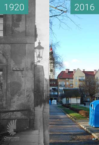 Vorher-Nachher-Bild von Rosenstrasse zwischen 1920 und 2016