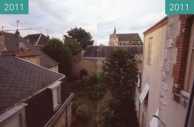 Image avant-après de View from kitchen window in Orleans entre 12 juil. 2011 et 12 juil. 2011