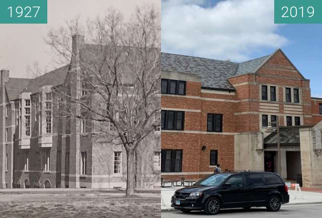 Image avant-après de KU Student Union 1927-2019 entre 30 août 1927 et 2 mai 2019