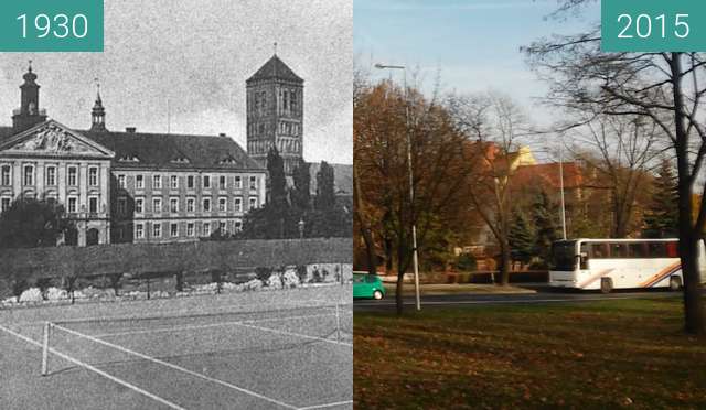 Image avant-après de Soetbeerring (Bolesława Krzywoustego) entre 1930 et 2015