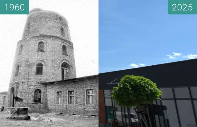 Image avant-après de Polkowice entre 1960 et 2025