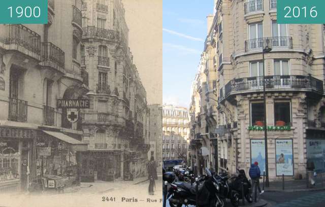 Vorher-Nachher-Bild von Rue Félix-Ziem zwischen 1900 und 11.12.2016