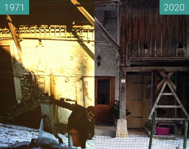 Vorher-Nachher-Bild von le sappey zwischen 01.1971 und 12.2020