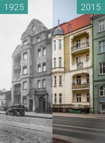 Vorher-Nachher-Bild von Ulica Bukowska zwischen 02.06.1925 und 02.06.2015