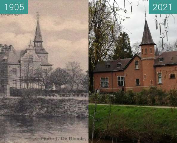 Before-and-after picture of Le paige 1892-2021 between 1905 and 2021-Apr-11