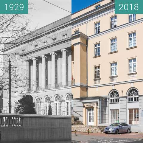 Vorher-Nachher-Bild von Ulica Głogowska zwischen 1929 und 2018