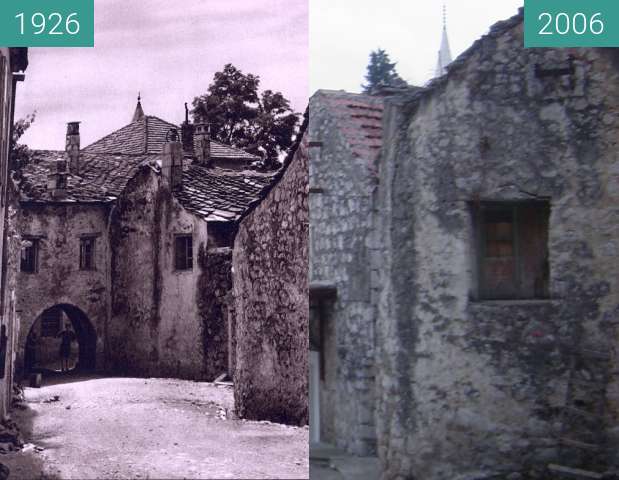 Image avant-après de An alley in Trebinje, Bosnia and Herzegovina, 1926 entre 1926 et 9 déc. 2006