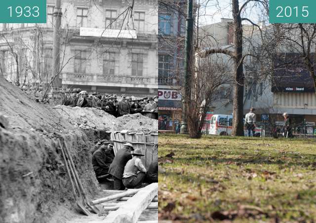 Image avant-après de Moving a tree entre 1933 et 2015