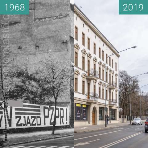 Vorher-Nachher-Bild von Ulica Bukowska nr 21 zwischen 1968 und 07.03.2019