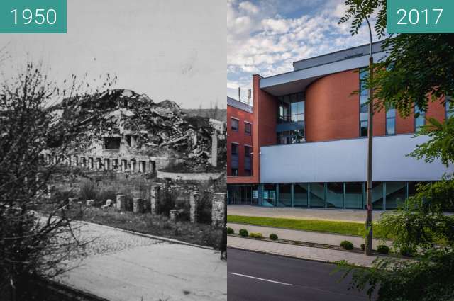 Vorher-Nachher-Bild von Ulica Kutrzeby zwischen 20.08.1950 und 18.07.2017