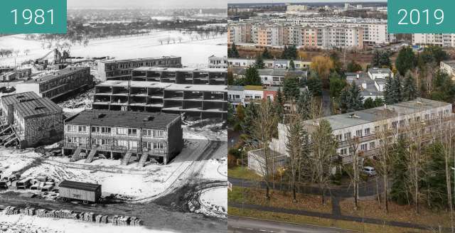 Vorher-Nachher-Bild von Osiedle Marysieńki zwischen 1981 und 2019